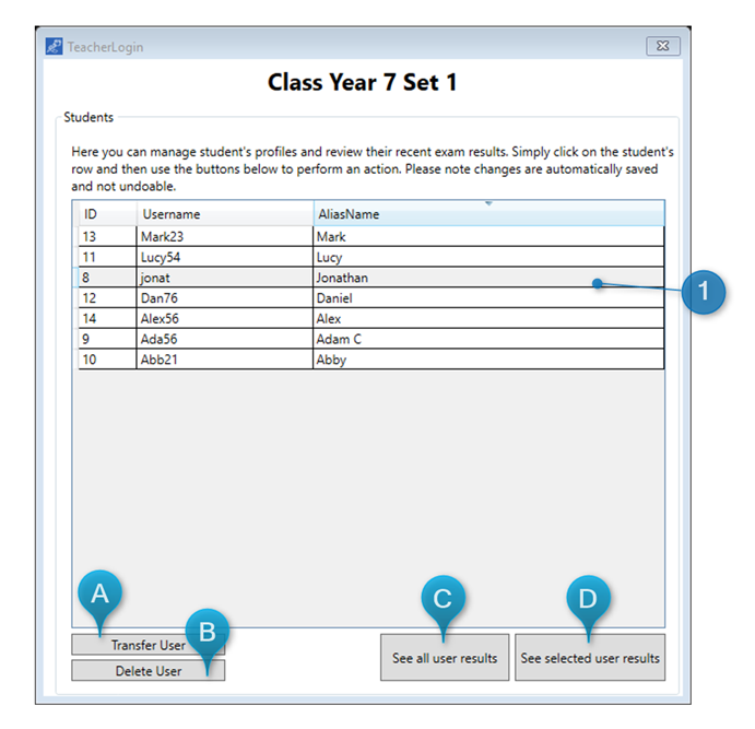 Class Viewer Window